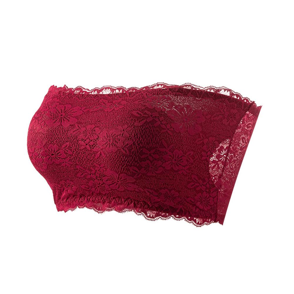 Women s Strapless Lace Bustier Bandeau Top 2XL