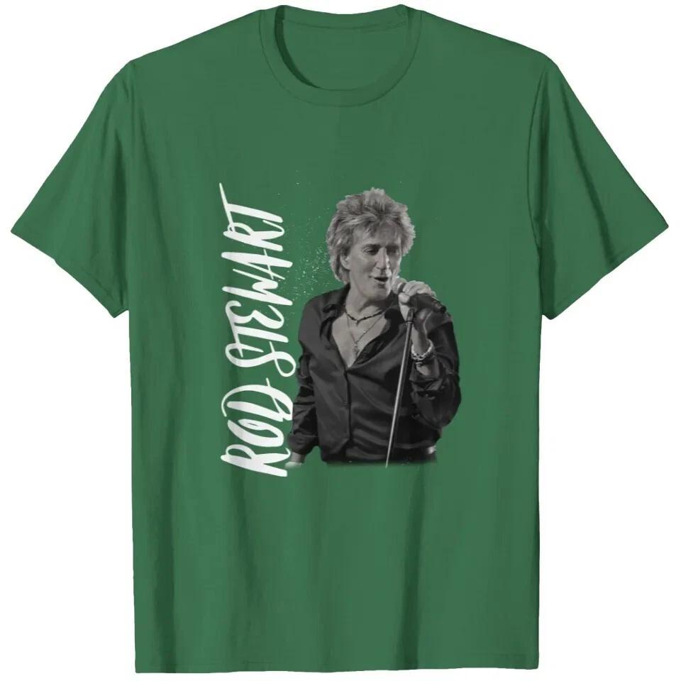 

RARE!! Rod Stewart Turf Green Color Cotton All size S-5XL T-shirt Unisex HRN164 3XL