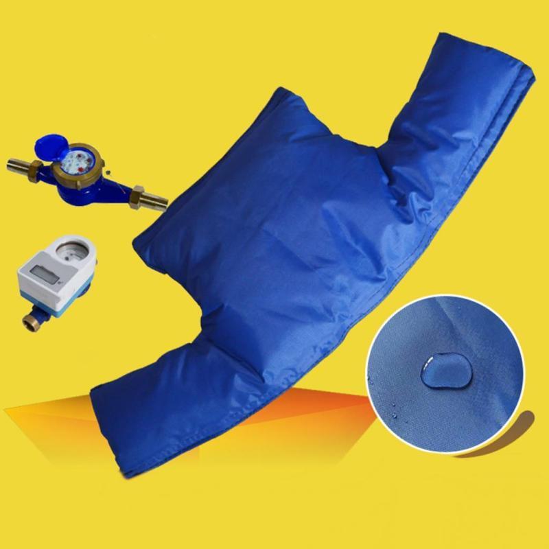 Dual-Sided Winter Freeze Protection Water Meter Cover - Removable Insulated Outdoor Pipe Protector for Pressure Vacuum Breaker