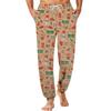 Men's Christmas Print Sleep Pants for Fall and Winter Comfort Wear