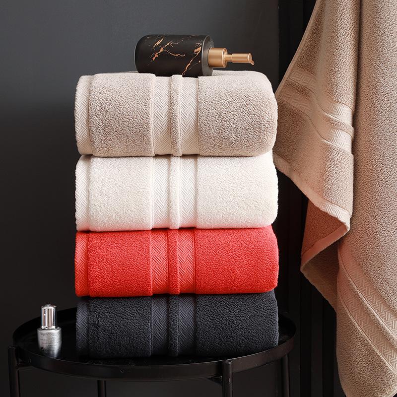 Class A Pure Cotton Bath Towel Enlarged and Thickened 80*160 800g Cotton Bath Towel