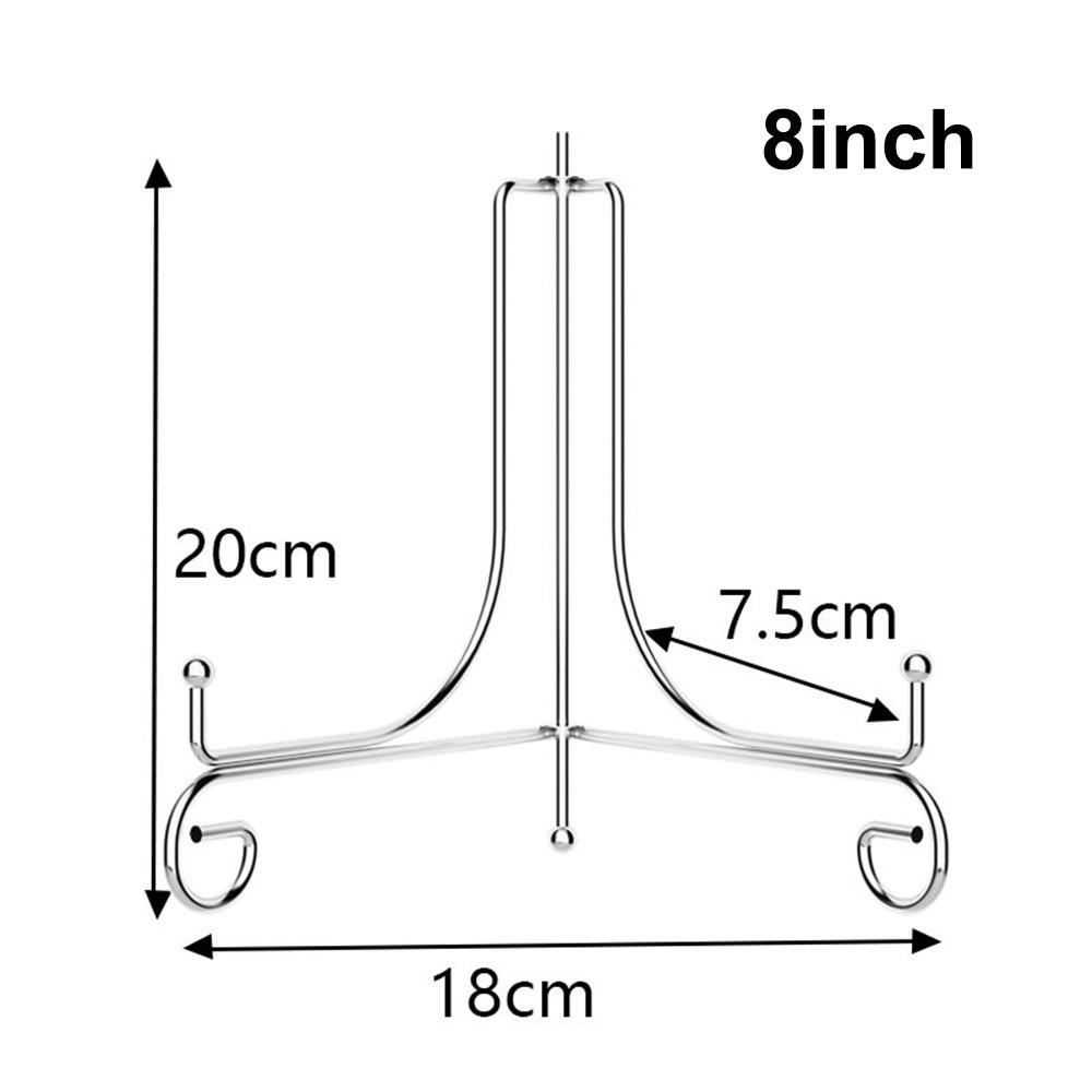 4 6 8 10 12inch Plate Stands Iron Photo Pedestal Durable Display Stand  Home Decoration