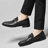 Slip On Men's Leather Shoes Luxury Designer Minimalist Style Work and Party Adult Leisure Business Comfortable Quality Loafers