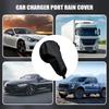 Electric Vehicle Charger Cover Magnetic Waterproof Car Charging Tool Sleeve With Drawstring Dustproof Vehicle Protecter Cover