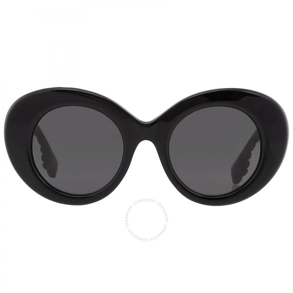

Burberry Margot Dark Grey Oval Ladies Sunglasses BE4370U 300187 49