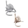 Licking Butt Cat Figurine Funny Resin Cat Statue Collectible Whimsical Kitty Ornament for Shelf Desk Decor Gift for Cat Lovers
