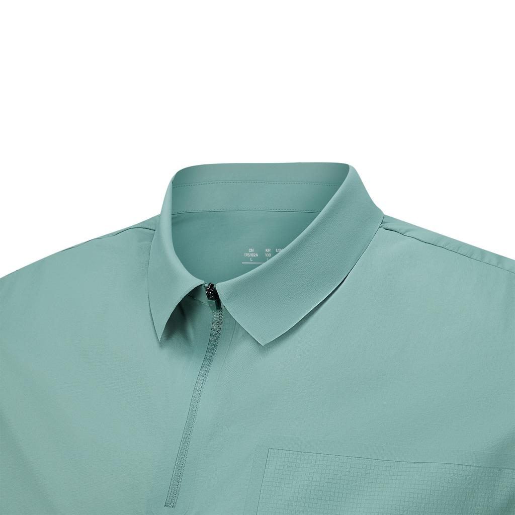 Skechers UV Resistant Cool Sports Woven Short Sleeve Polo Men Tops P226M190-01EM