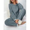 Pyjama Herbst und Winter Wärme Verdickt Explosiver Twist Flanell Damen Hausanzug