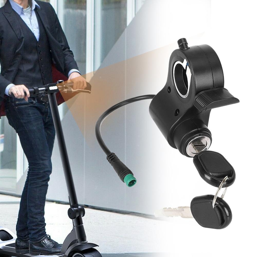 Blocchetto di accensione acceleratore parti acceleratore per monopattino elettrico accessori di avviamento scooter con chiavi per KUGOO Kukirin G2 Pro/G2 Max