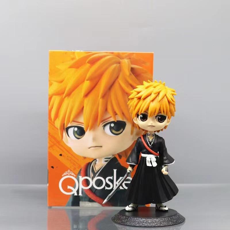 Anime BLEACH Kurosaki Ichigo Figure Q Posket Realm New Chapter Death Thousand Years Blood War Model Toy Doll Gift Aciton Figure