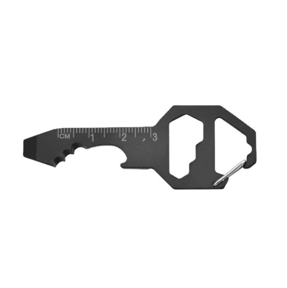 Multi-Tool Keychain: EDC Card with Bottle Opener, Hex Key, Screwdriver, & Pendant