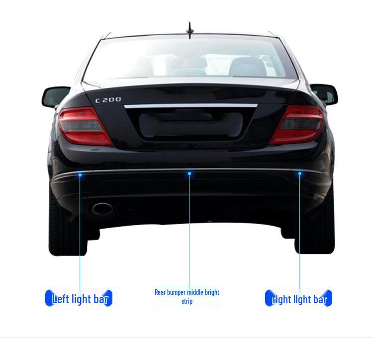 Mercedes-Benz C-Class C180 C200 C260 C300 Bumper & Door Protection Set