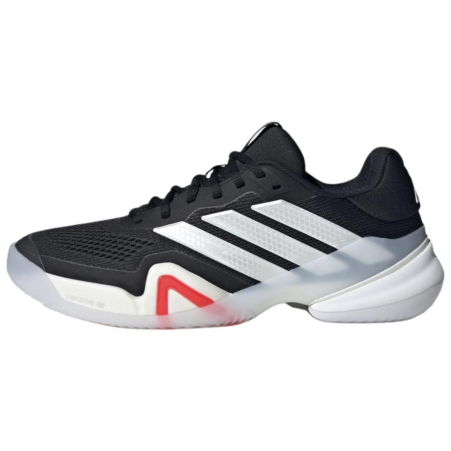 

Adidas BARRICADE 14 Low top Tennis Shoes Men s Black White JR1741