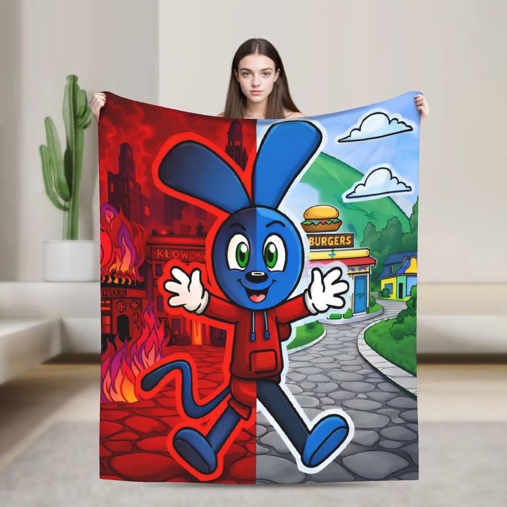 Toon Turf Blankets Velvet Multifunction Ultra-Soft Throw Blankets for Bed Quilt