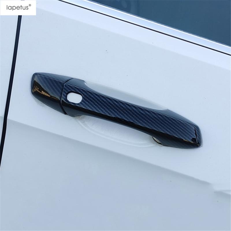 Car Outer Door Handle Bowl Frame Cover Trim For VW Volkswagen Golf 7 7.5 MK7 2014 -  ABS Chrome / Carbon Fiber Accessories