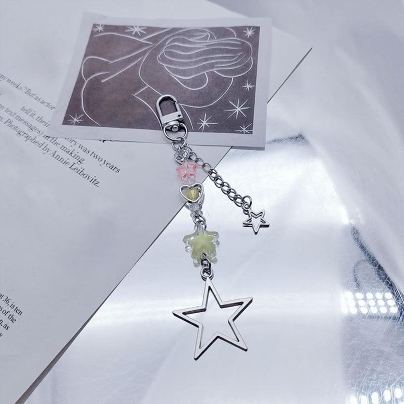 Star Keychain Bag Decoration Phone Jewelry Great GIft for Women and Girls