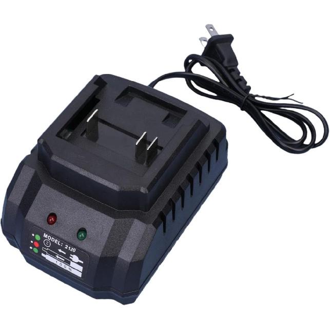 Power Tool Battery Charger Battery Charging Device Portable with Multiple Protection Power Tool Accessories for 21V Battery, 1.8A