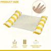 4-in-1 Colorful PVC Water Hammock with Pump - Versatile Pool Float, Saddle, and Lounge Chair for Travel and Home Pool Time
