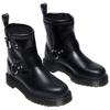 Dr. Martens Anistone Harness Leather Versatile Comfortable Ankle Boots 3.5cm Unisex Ankle Boots Black 42583001