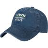 Lawn EnforceUnisext Officer Baseball Cap Washed Cotton Adjustable Graphic Dad Hat for Unisex