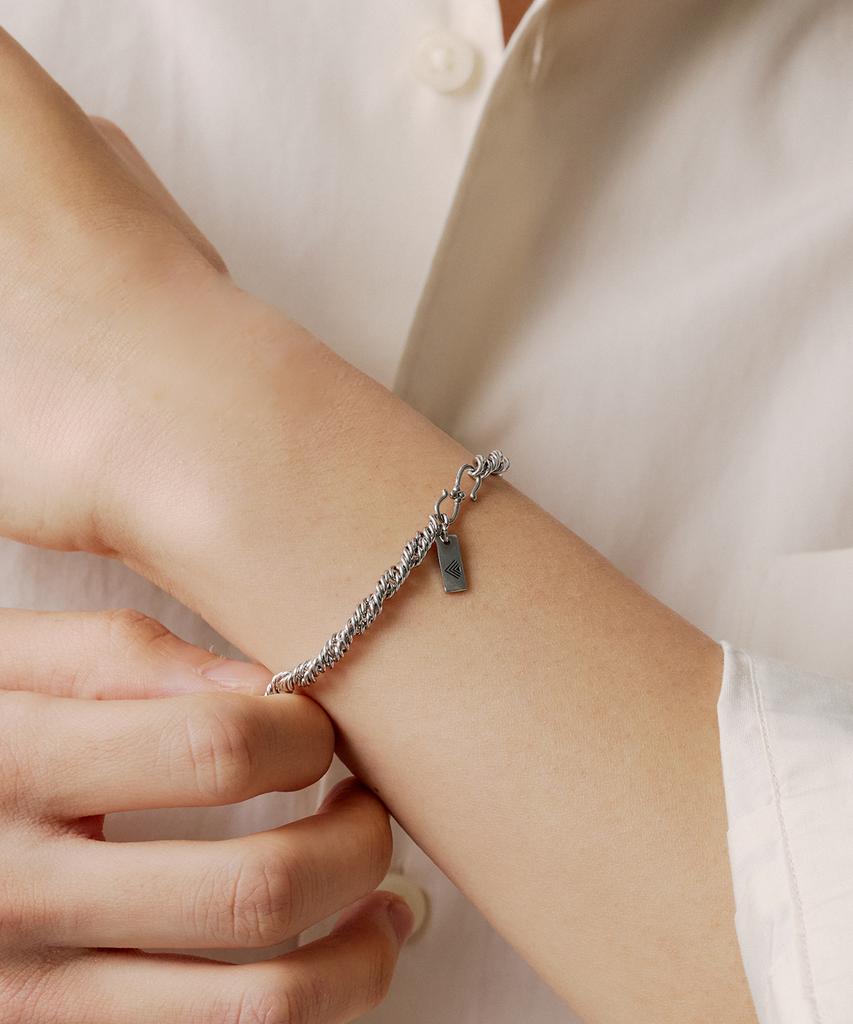 Silvertag Stb-26Ss1 Noir Archive Chain Bracelet