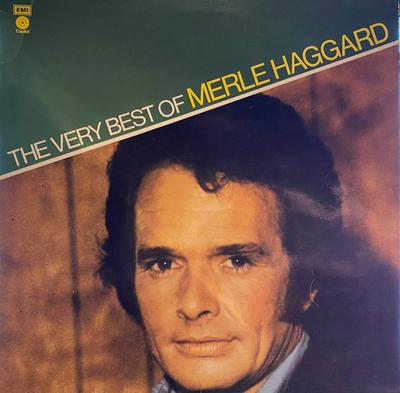 LP Record MERLE HAGGARD - The Very Best of Merle Haggard EST23234 Capitol Records 1974 UK Country Used