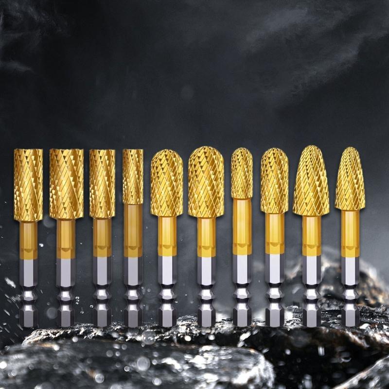 Profession Diamantine Grinding Burrs with 1/8 Inch Shank for Engraving On Hard Materials Home Improvement Craft Projects