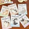 Cute Pet Kitten Office School Supplies Special Shaped Family Series Cute Message Stickers Handbook Material Paper Kawaii Gift