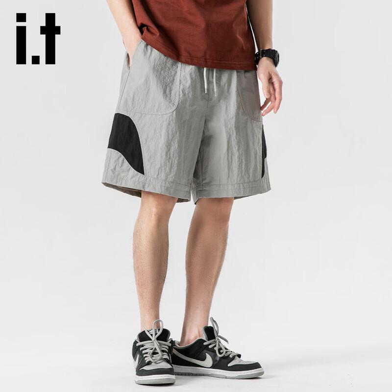 izzue it Men's Quick-Dry Ice Silk Street Casual Shorts