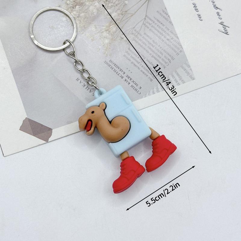 Playful Italian Brainrot Animals Keychains Acrylic Shark Keychain Meme Keyrings Fans Friends Gifts Phone Charms Backpack Pendants