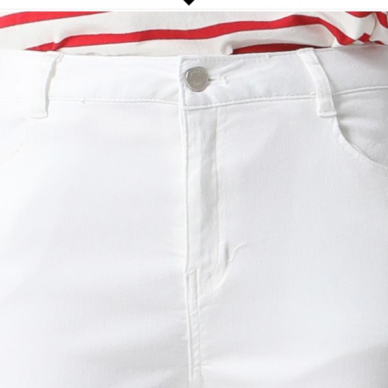  Pantaloni slim fit din bumbac, cu croială cu franjuri, She's miss, preț 138.000 woni 