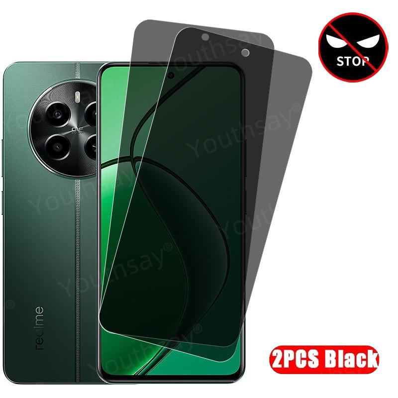 Privacy Screen Protector For Realme 12 Tempered Glass Anti-spy Realme 12+Plus 13 Protective Phone Anti Peeping Film Realme 12
