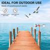 Solar-Powered Reflective Bird Deterrent  Garden & Property Protection  Noiseless, Weatherproof Woodpecker & Pigeon Repellent