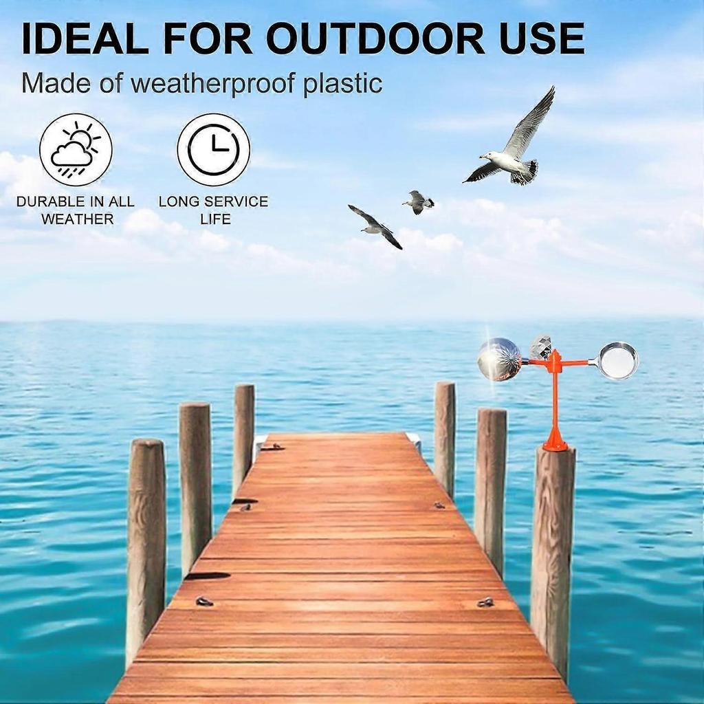 Solar-Powered Reflective Bird Deterrent  Garden & Property Protection  Noiseless, Weatherproof Woodpecker & Pigeon Repellent
