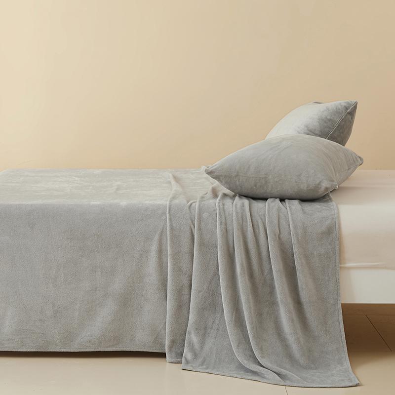 A-Class Heavyweight Coral Fleece Velvet Bed Sheet - Extra Large Northeast Winter Style