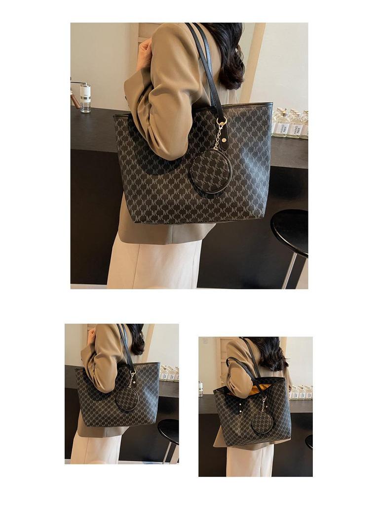 Retro Damen Tragetasche mit großem Fassungsvermögen - 2025 Modische lässige Pendler-Schultertasche