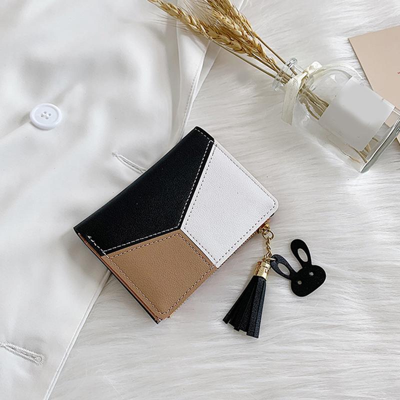 Yogodlns Fashion Wallets Zipper Coin Purse Lady Short Purses Handbags Women Clutch Cards Holder PU Leather Money Bag Billfold Wallet
