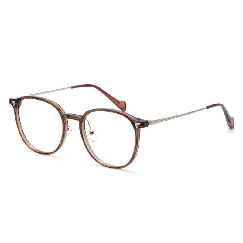 Ultra-light Comfortable TR90 Eyewear Small Retro Round Pure Titanium Optical Prescription Glasses Frame Men and Women