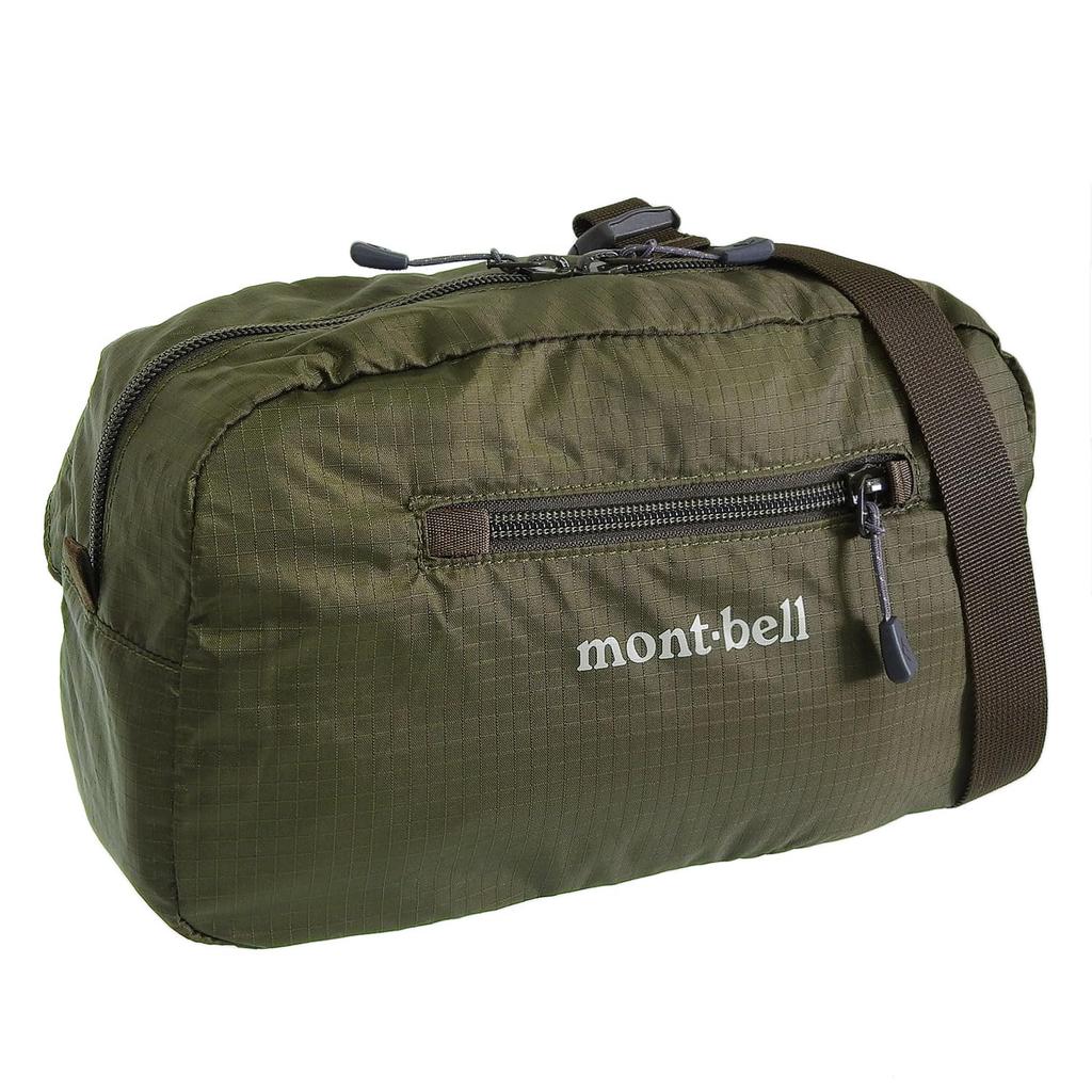 Bag for Men and Shoulder Body Light 1123986 Green [Montbell] Women, Bag, Bag, Nylon, Pocketable, Pouch, M, (Dark (KHGN))