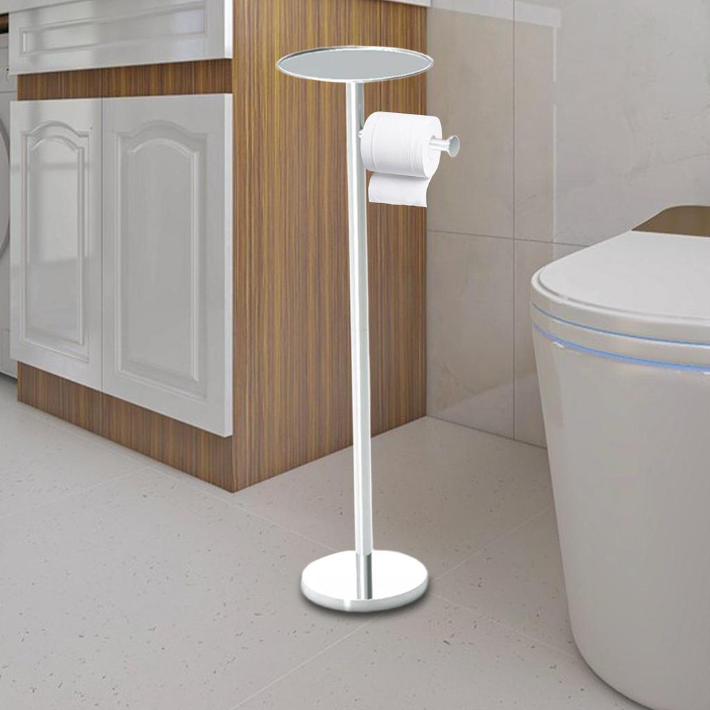 25.79 Inch Toilet Paper Holder Tissue Storage Dispenser Stand for Kitchen
