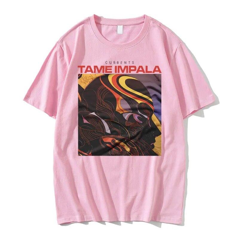 Tame Impala Graphic T Shirt Tame Arctic Monkeys Tshirt Unisex Women Vintage Harajuku Punk T-shirt Unisex Hip Hop Oversized Tops Tees