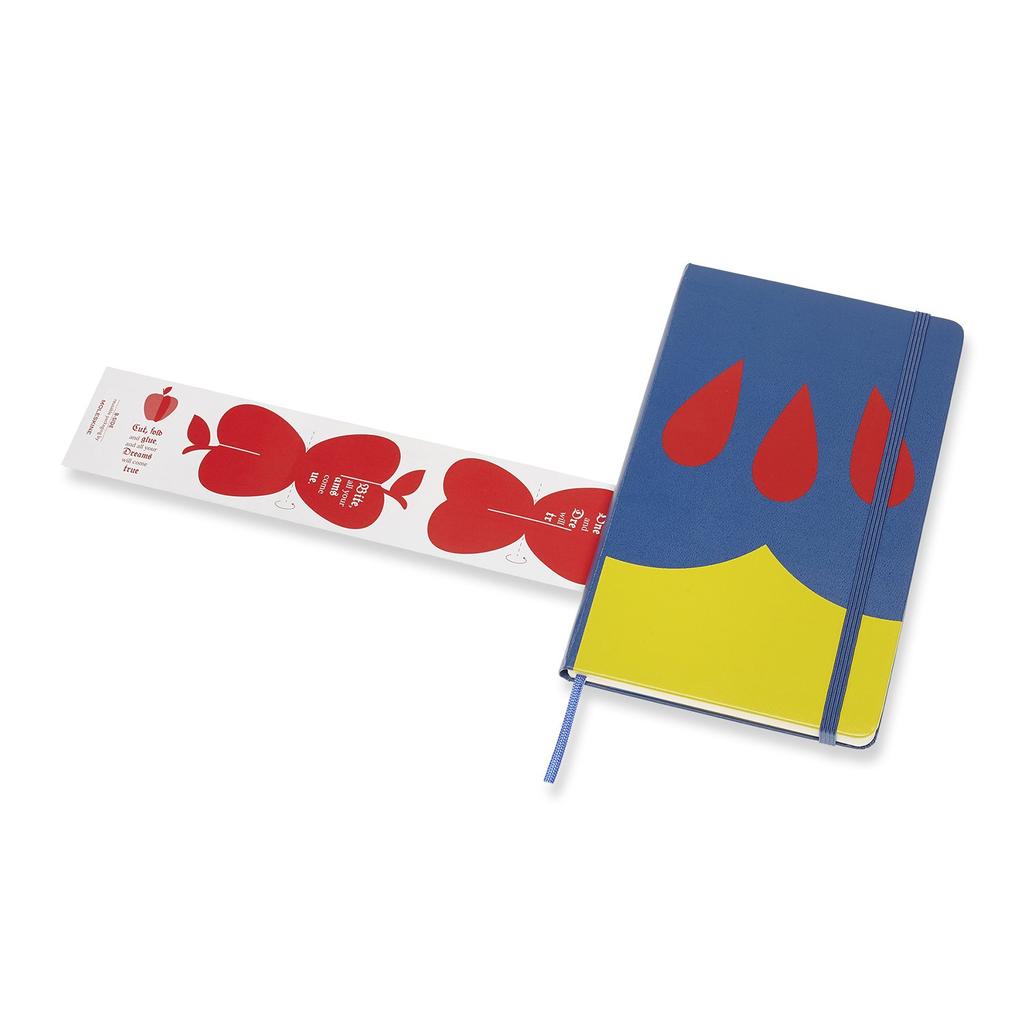 Moleskine Limited Snow White Hard Cover x Edition, Notebook, Large, Ruled, Dress, (5 8.25)