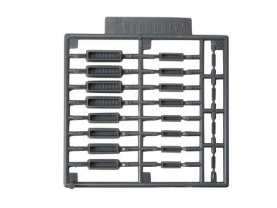 Modeling Support Goods Plastic Unit P104 Duct Nozzle Plastic Model Molding Color M.S.G Non-Scale