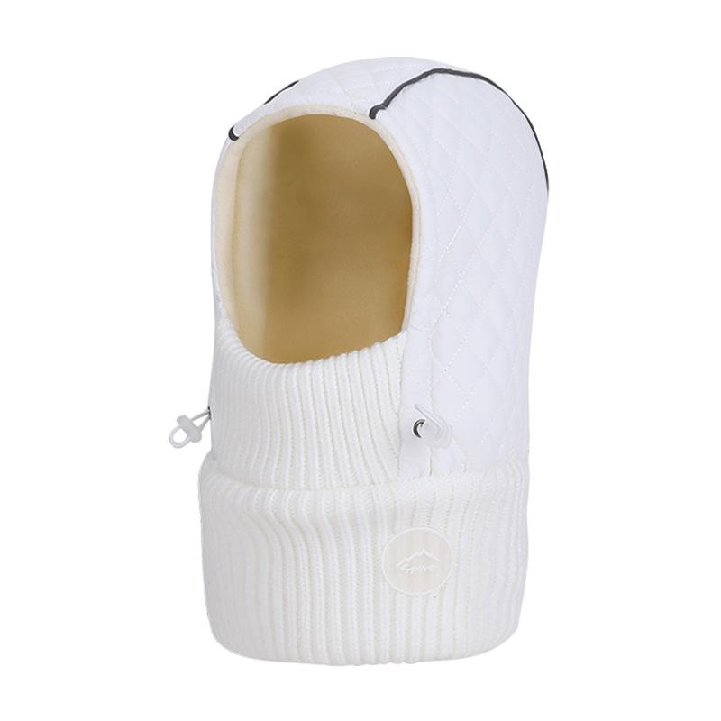 Winter Hat Mask Scarf All-In-One Hat Men's Velvet Warm Pullover Hat Women's Outdoor Cycling Ear Protectors Bomber Hat