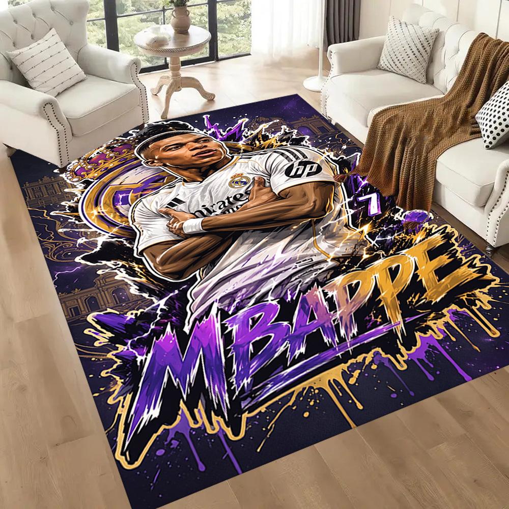 Mbappe 252 Area Rug Design for Kitchen Living Rooms Decorate Room Foyer Antislip Carpet Office Home Decor Wedding Party Gift