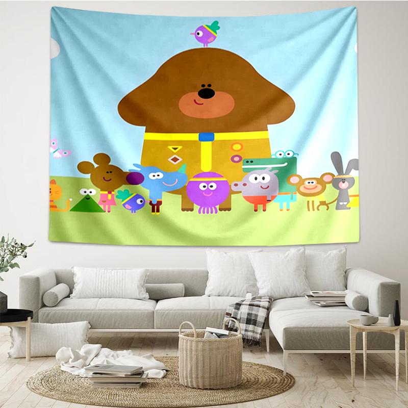Bee's Rainbow Adventure Tapestry Hanging for Bedroom,Livingroom, Playroom,Decor Art Room Wall Tapestry Holiday and Birthday Gifts