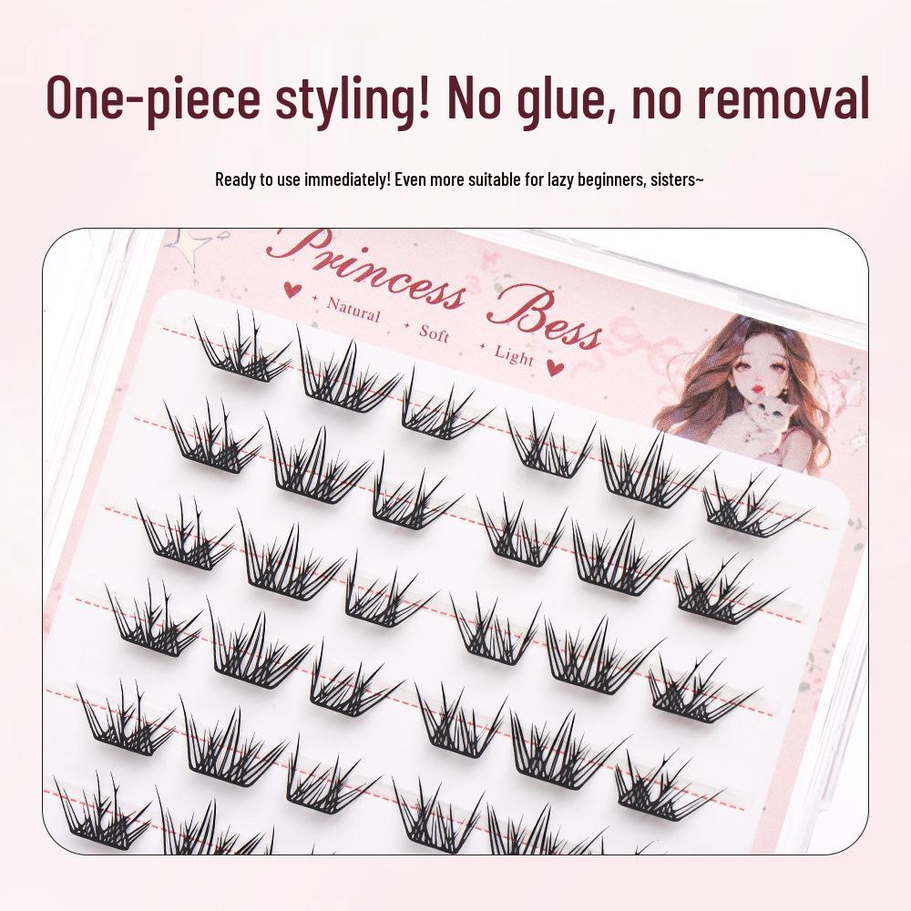 New Long Fluffy Multi-Layer Manga Eyes: Mermaid Dream Fairy Atmosphere (Hot Selling)