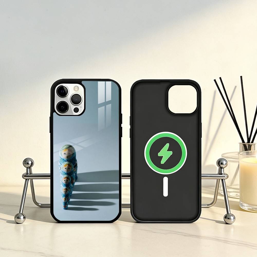 Russian Dolls Matryoshka Phone Case For iPhone17,16,15,14,13,12,11 Plus,Pro Max Magnetic For Magsafe Wireless Charging