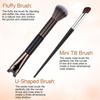 2Pcs Nose Contour Brushes for Makeup Shimmeroo Double-Ended Nose Angled Eye Shadow Contour Brushes for Makeup 2-in-1 U-Shaped Fluffy Brush Contouring