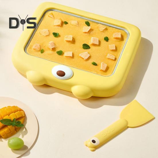 Ручний апарат для морозива, неелектричний апарат для йогурту, сорбет, зі скребком, портативний дитячий десертний інструмент для сімейного відпочинку та екологічності